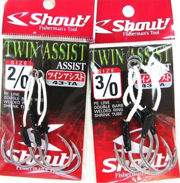 Shout Twin Assist Serisi Olta İğnesi 3-0 - Image 1