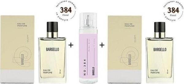 384 384 Edp 100 ml Kadın Parfüm Set Floral / Body Mist No:384 Kadın Edt 210 ml Floral -mnms50384 - Image 1
