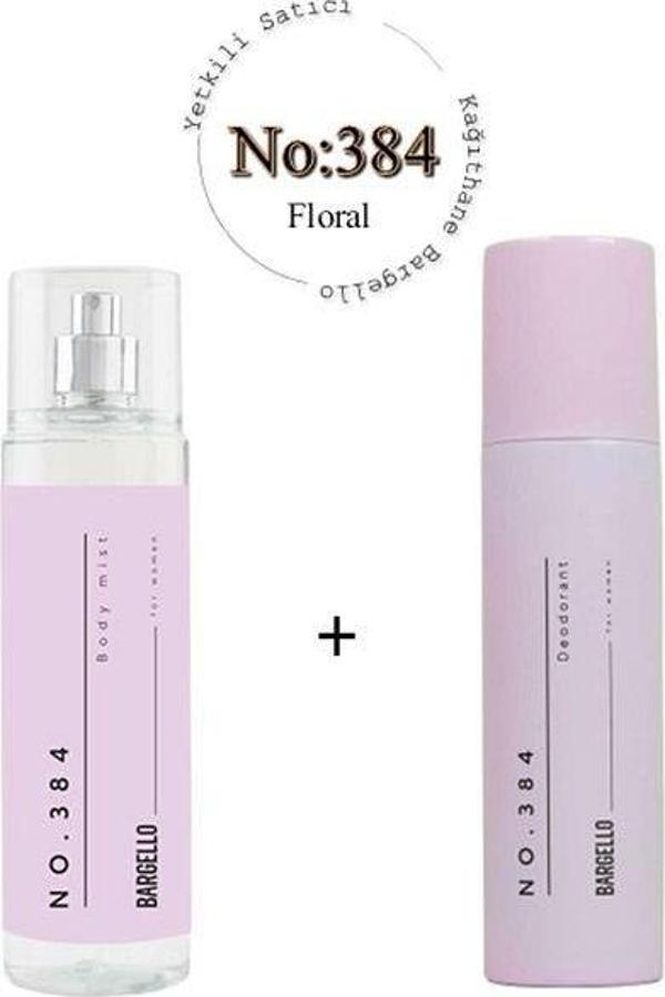 No:384 Body Mist 210 ml No:384 Deodorant Floral Kadın 150 ml - Mnms384bmdeo - Image 1