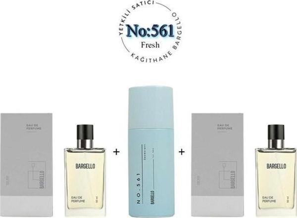 561 561 Erkek Parfüm 50 ml Edp No:561 Erkek Deodorant 150 ml Fresh - Mnms561deo2 - Image 1