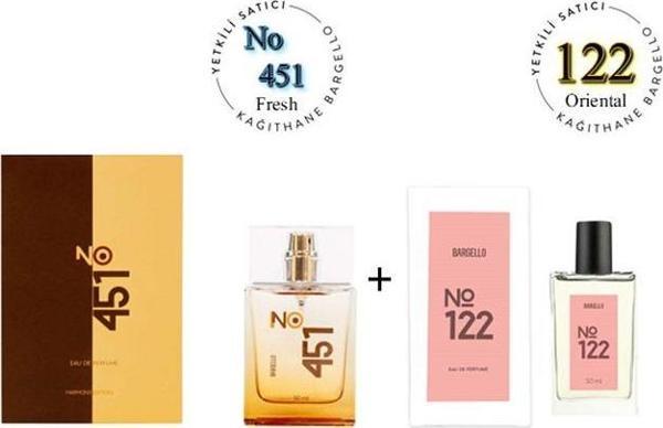 No:451 + 122 Unisex / Kadın Parfüm Edp 50 ml Fresh / Oriental - Mnms50no451122 - Image 1