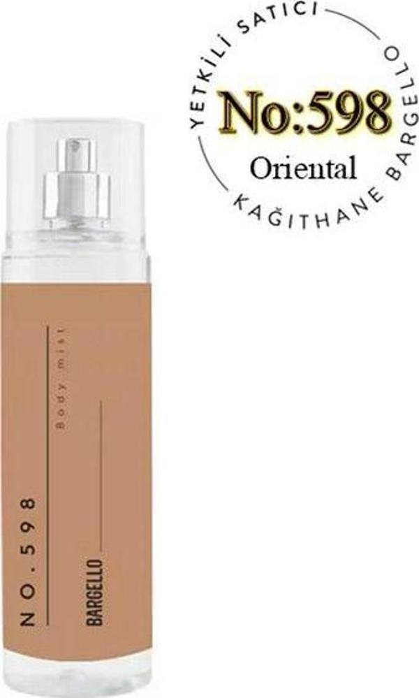 No: 598 Unisex Body Mist Edt 210 ml Oriental - Mnms210no598bm - Image 1