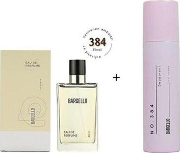 384 Kadın Parfüm Edp 50 ml Floral No384 Kadın Deodorant 150 ml - Mnms200384 - Image 1