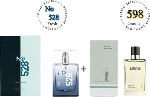 598 + No: 528 Unisex / Erkek Parfüm EDP 50 ml Oriental / Fresh - Image 1