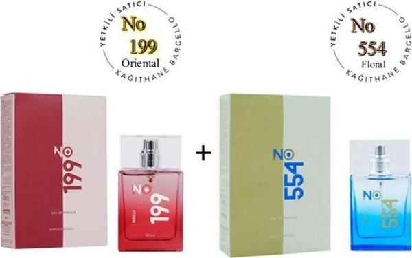 No: 199 No:554 Unisex Parfüm Edp 50 ml Oriental / Floral - Mnms50no199554 - Image 1