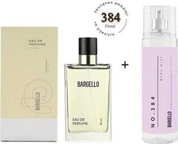 384 Kadın Parfüm Edp 50 ml Floral / Body Mist No:384 Kadın Edt 210 ml Floral - Mnms50384bm384 - Image 1