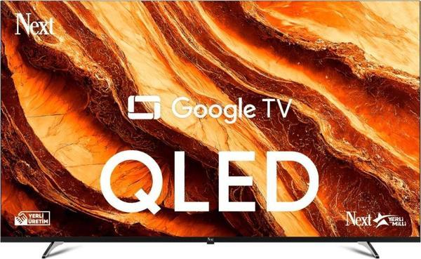 Next YE-65GFSG8-QLED 4K Ultra HD 65" 165 Ekran Uydu Alıcılı Google Smart QLED TV - Image 1