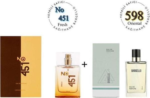 No:451 + 598 Unisex Parfüm Edp 50 ml Fresh / Oriental - Mnms50no451598 - Image 1