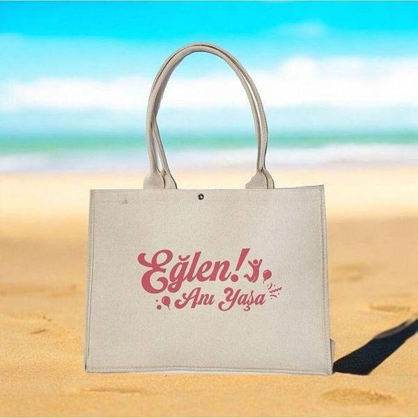 YAZ PROJESİ PLAJ ÇANTASI EĞLEN BGYAZ - Image 1