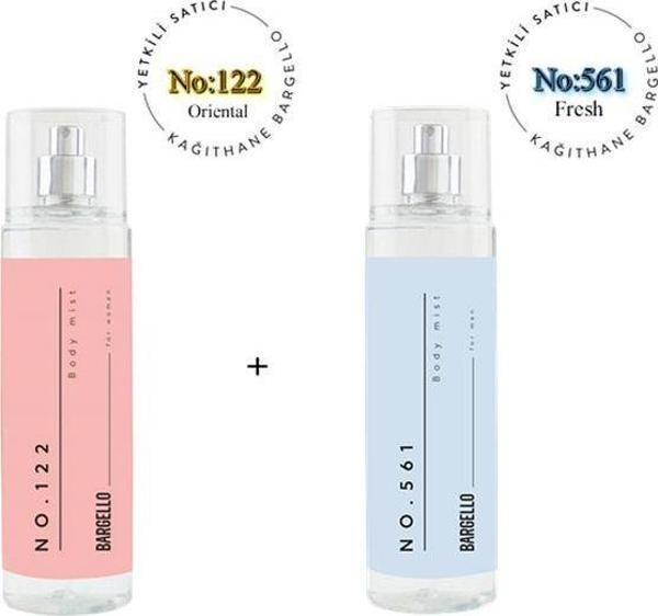 No:122 No:561 Body Mist Kadın / Erkek 210 ml Edt - Mnms210edt122561 - Image 1