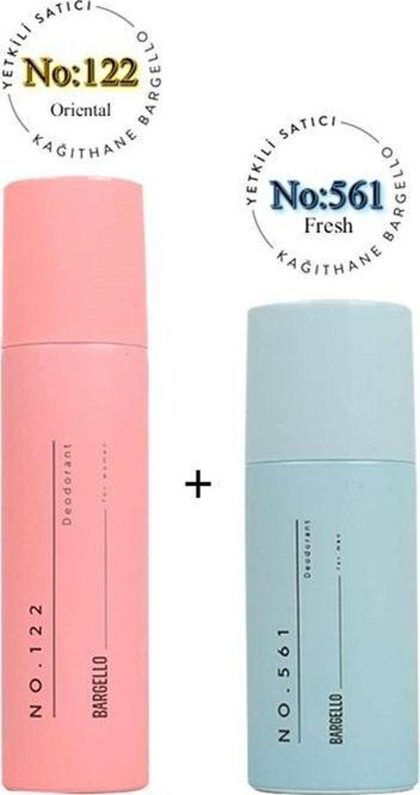 No:122 No:561 Kadın / Erkek Deodorant Oriental / Fresh 150ml - Mnms150122561deo - Image 1