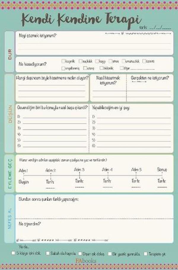 Kendi Kendine Terapi - Fabooks Yayınevi - Image 1