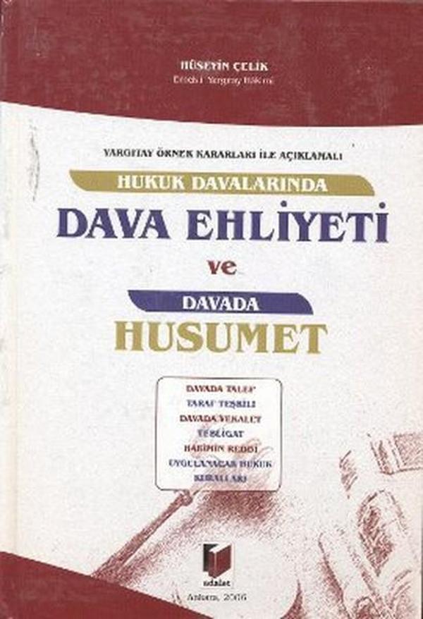 Hukuk Davalarında Dava Ehliyeti ve Davada Husumet - Adalet Yayınları - Image 1