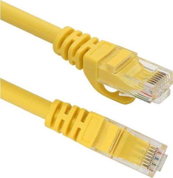 Ods 3M Cat6 Utp Lszh Saf Bakır Sarı Patch Kablo - Image 1