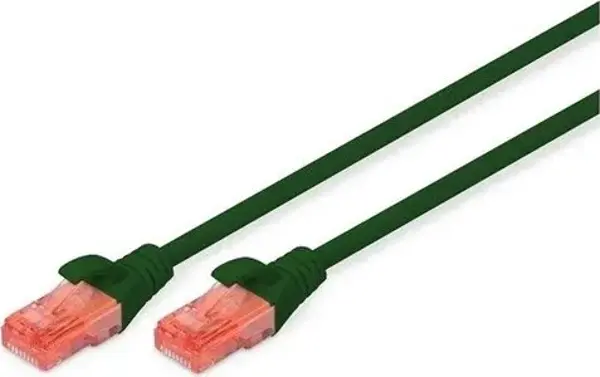 Dıgıtus Dıgıtus 1M Cat6 Utp Dk-1617-010/G Yeşil Patch Kablo (10'Lu Paket) - Image 1