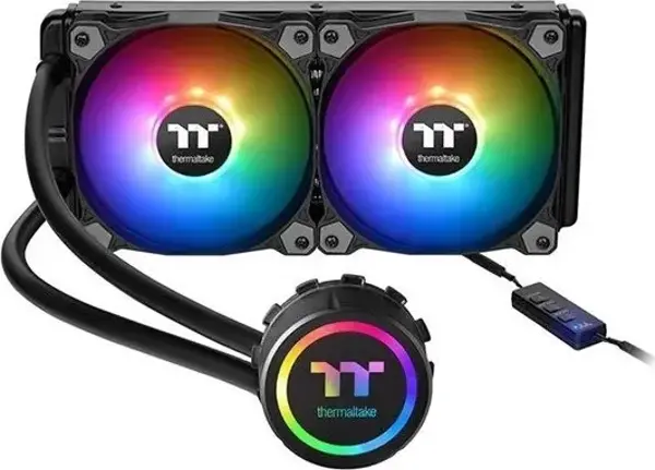 Thermaltake 240Mm Water 3.0 240 Cl-W233-Pl12Sw-B Argb Am4-2066P Sıvı Soğutmalı İşlemci Fanı - Image 1