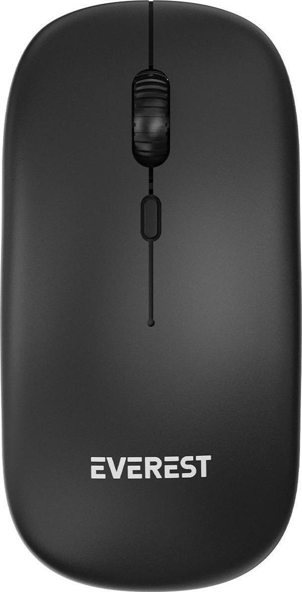 Everest Sm-Bt12 Siyah 2.4 Ghz + Bluetooth Kablosuz Mouse - Image 1