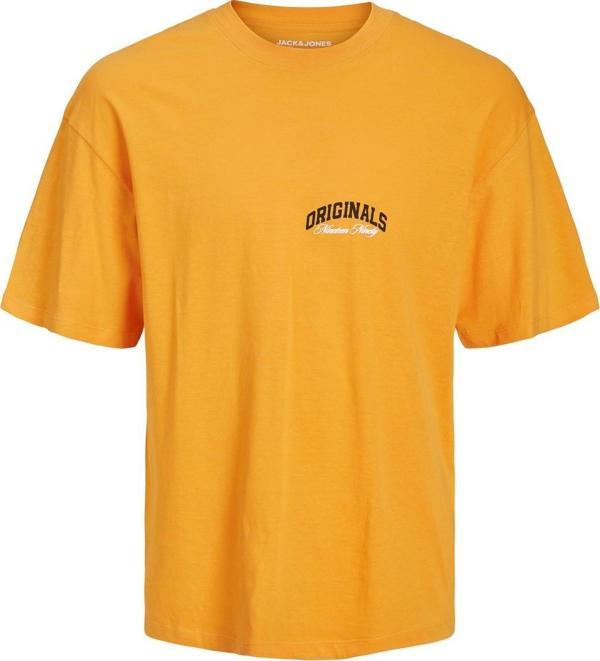 Jack & Jones Jorbrınk Studio Erkek Bisiklet Yaka Turuncu T-shirt 12227718 - Image 1