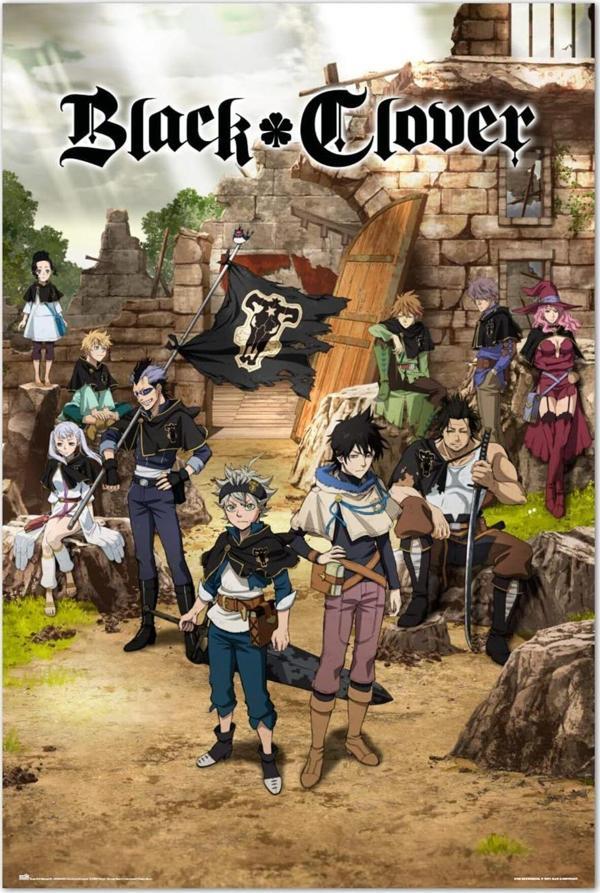 Grupo Erık Black Clover Black Bull Squad And Yuno Maxı Poster - Image 1