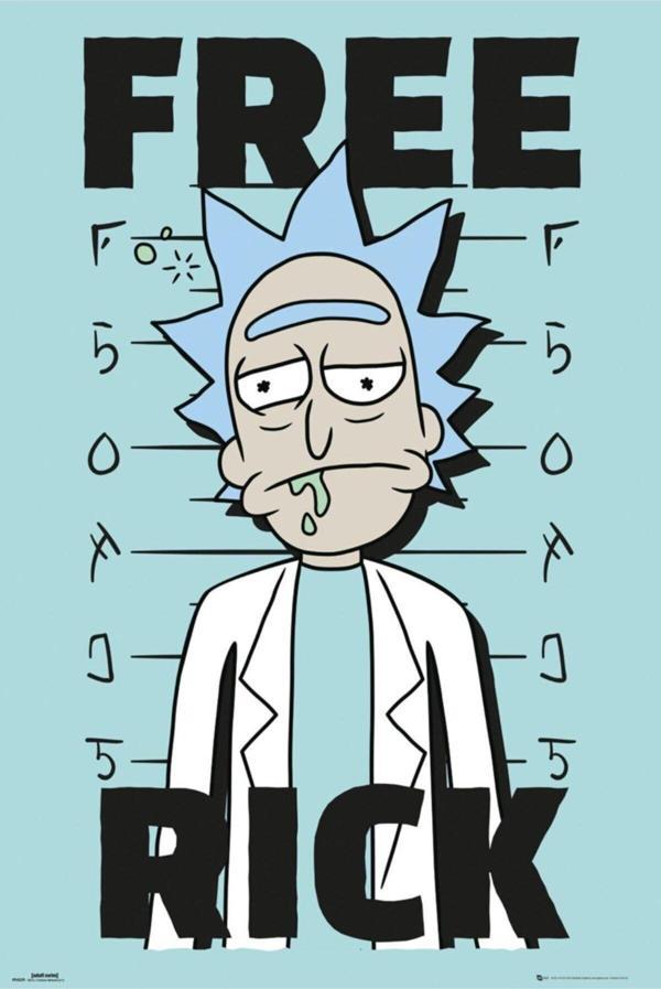 Gb Eye Rıck And Morty Free Rıck Maxı Poster - Image 1