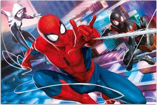 Grupo Erık Marvel Spıderman Peter Mıles & Gwen  Maxı Poster - Image 1