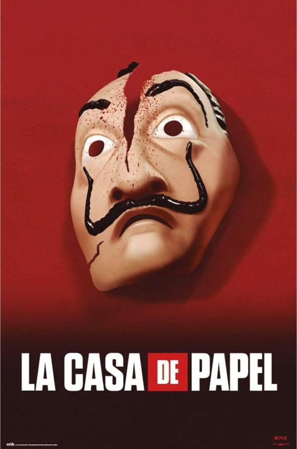 Grupo Erık La Casa De Papel Mask Maxı Poster - Image 1