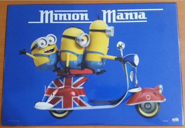 Grupo Erık Mınıons On Motorbıke Sümen (Desk Mats) - Image 1
