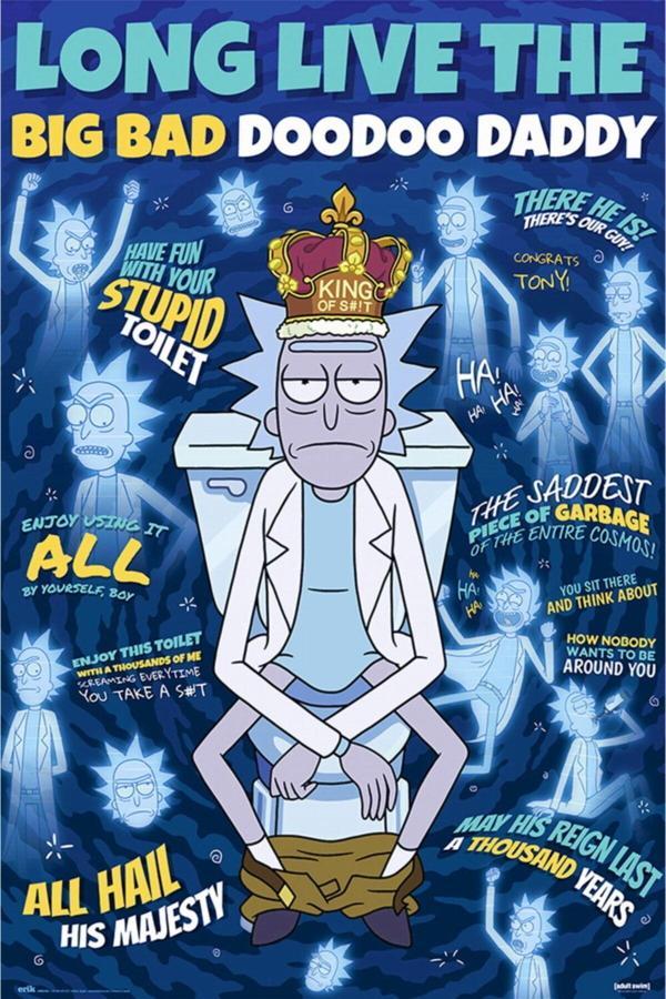 Grupo Erık Rıck And Morty Doodoo Daddy Maxı Poster - Image 1