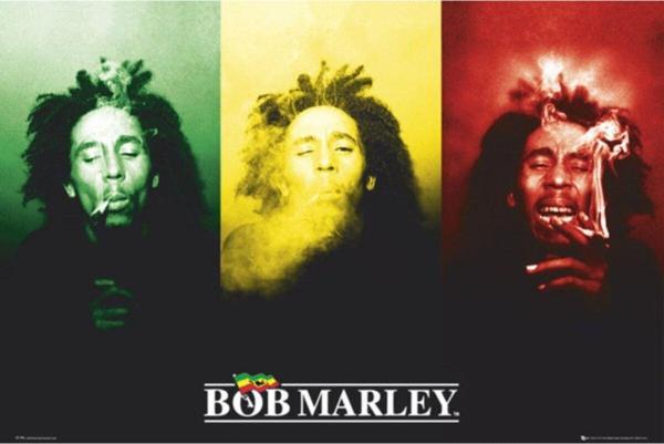 Gb Eye Bob Marley Flag Maxı Poster - Image 1