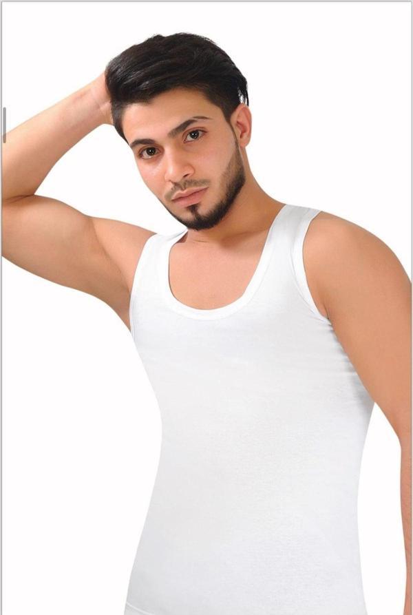 Beyaz Penye 6'lı Erkek Atlet-sismen02 - Image 1