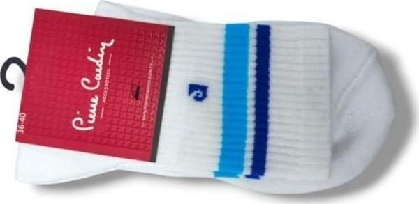 P.Cardin 4502-25 Uzun Havlu Tenis Çorap 36-40 - Image 1