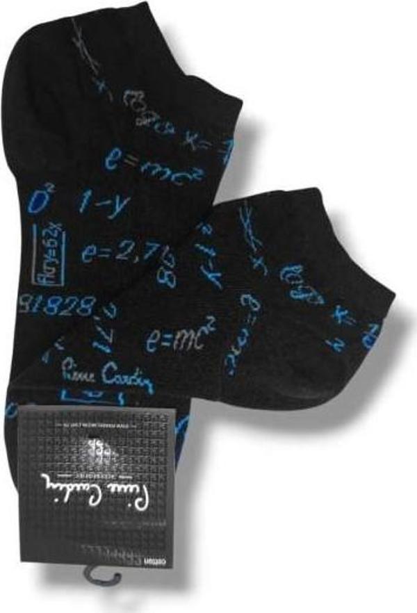 P.Cardin 3084-25 Yazılı Bata Soket Çorap 40-44 - Image 1