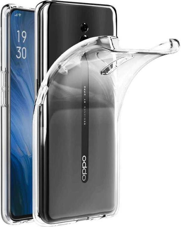 Oppo Reno 2 Kılıf Şeffaf Süper Silikon Kılıf - Image 1