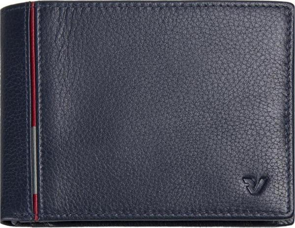 Erkek Cüzdan & Kartlık 41263323 Roncato Boston Small Horizontal Wallet With Coins Pocket Navy Blue - Image 1