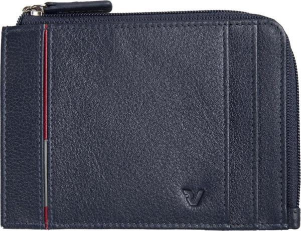 Erkek Cüzdan & Kartlık 41263823 Roncato Boston Credit Card Holder With Zipper Navy Blue - Image 1
