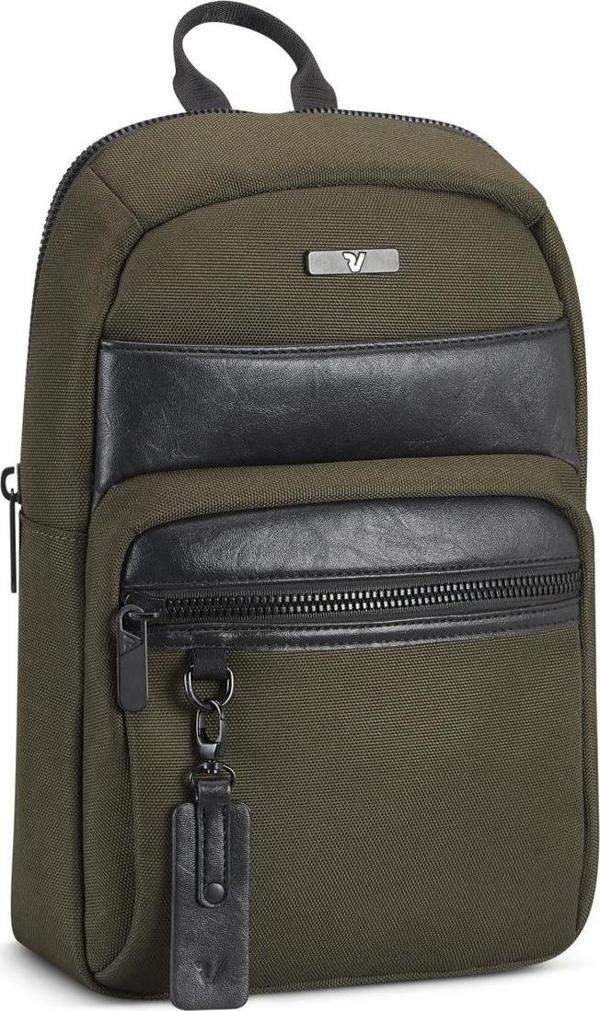 Unisex Sırt Çantası 41226257 Roncato Zaıno Pıccolo 1 Comp. Nevada Verde Mıl. - Image 1