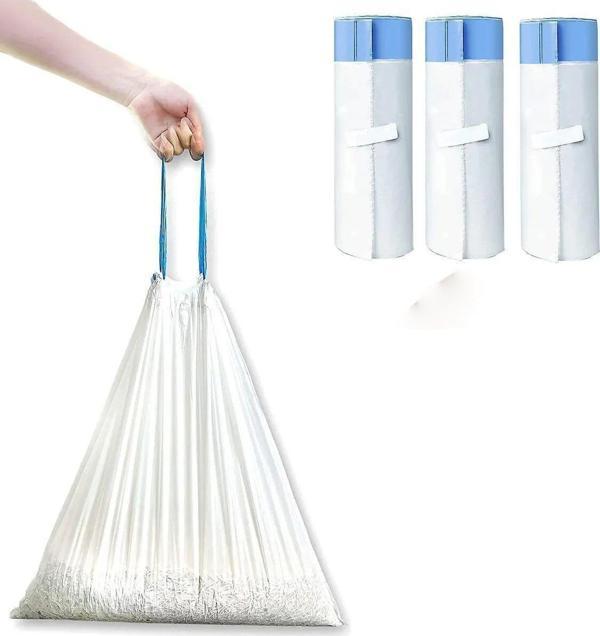 Aı Cat Akıllı Kedi Tuvaleti Büzgülü Çöp Poşeti 3Lü Seti ( 3 X 15 Adet, 46 X 50 Mm) - Image 1