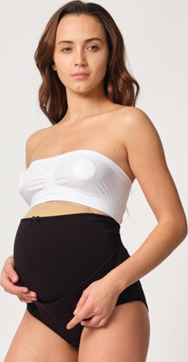 Siyah Mı Emay 2825 Cotton Hamile Karın Destekleyici Slip Korse - Image 1