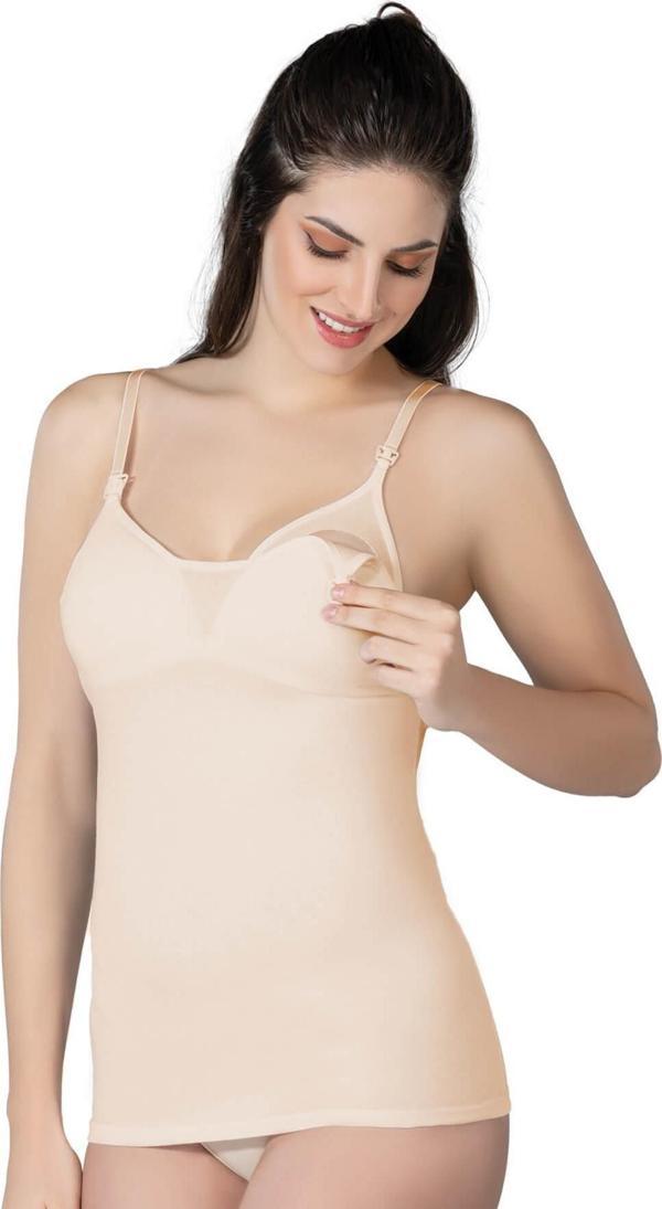 Ten Mı Emay 1413 Modal Cotton Kaplı Emzirme Atlet - Image 1