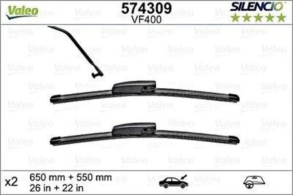 Renault Scenic Iı 2003- Silecek Süpürgesı Tk (  Muz Tıp ) (Oem No:7711230011) - Image 1
