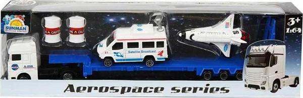 1:64 Aerospace Transporter Tır Uzay Seti - Image 1