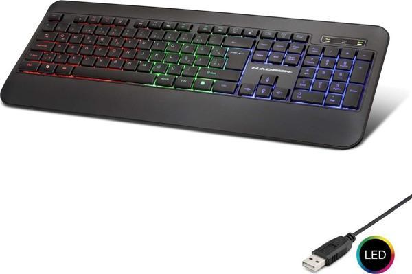 Kablolu Oyuncu Klavye Led Q Siyah HDX2607 - Image 1