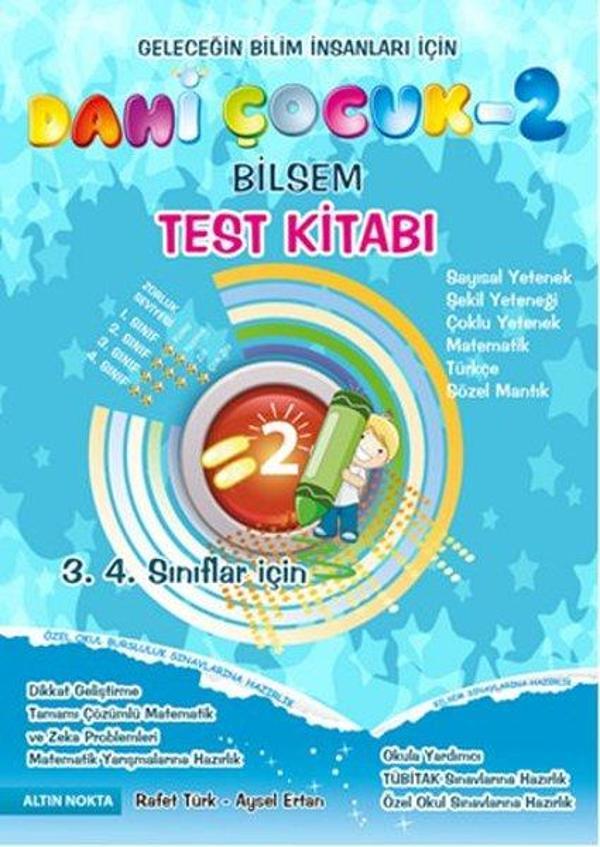 3.Sınıf Dahi Çocuk Bilsem Kanguru Olimpiyat Zeka Kitabı - Altın Nokta Yayınları - Image 1