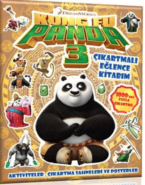 Kung Fu Panda 3 - Çıkartmalı Eğlenceli Kitabım - Beta Kids - Image 1