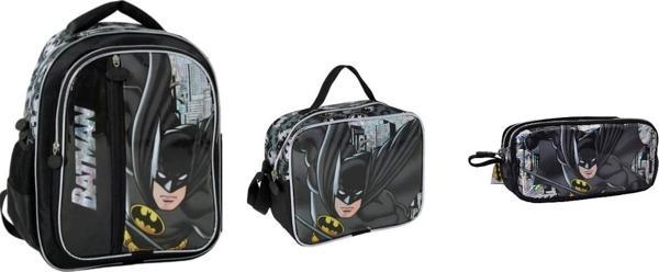 Batman Pelerinli Okul Çantası SETİ ( 3 PARÇA) - Image 1