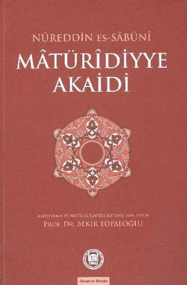 Matüridiyye Akaidi - M. Ü. İlahiyat Fakültesi Vakfı Yayı - Image 1