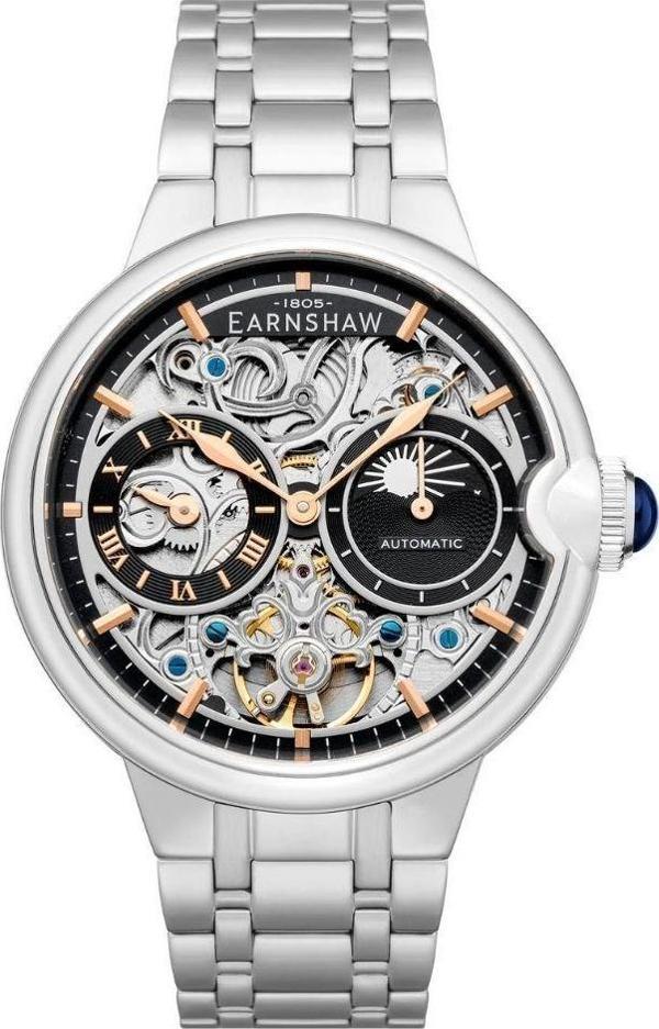 BARALLIER DUAL TIME SUN MOON OPEN HEART ES-8242-22 Erkek Kol Saati - Image 1