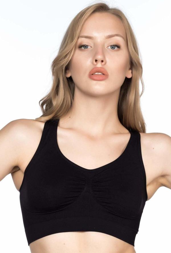 Siyah Mı Emay 4001 Soft Sporcu Büstiyer - Image 1