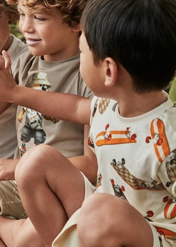 Mayoral Kaykay Baskılı Erkek Çocuk T-shirt 3038 - Image 1