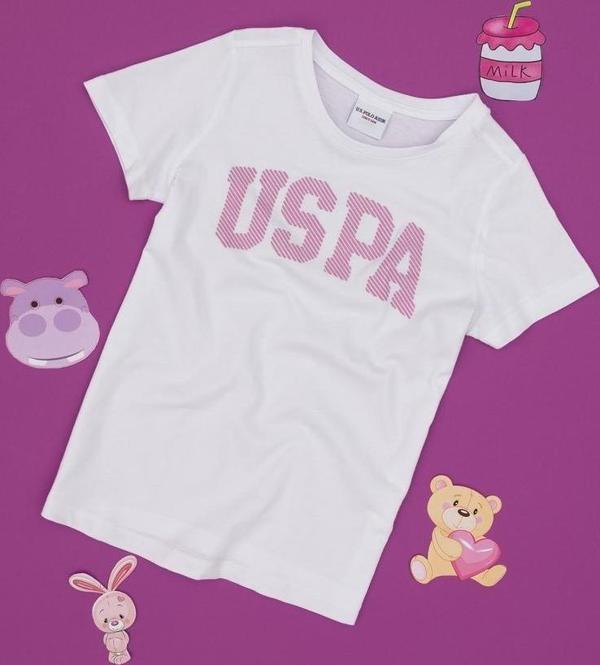U.S. Polo Assn. Kız Çocuk Slim Fit T-shirt 2088525 - Image 1
